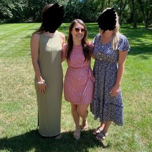 Pink Polka Dot Dress